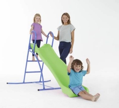 Sportspower Great Fun Garden Slide Green Swings & Slides