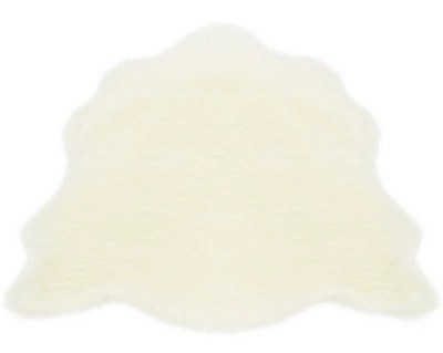 Homemaker Faux Fur Sheep Shape Rug 75 x 90cm Rugs & Door Mats