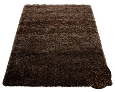 Homemaker Chocolate Oslo Shaggy Rug 160 x 230cm Rugs & Door Mats