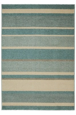 Homemaker Duck Egg Stripe Rug 80 x 150cm Home & Garden