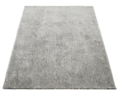Homemaker Silver Silky Shaggy Rug 160 x 230cm Rugs & Door Mats