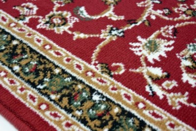 Home Red Traditional Rug Various Sizes Home & Garden at ASDA