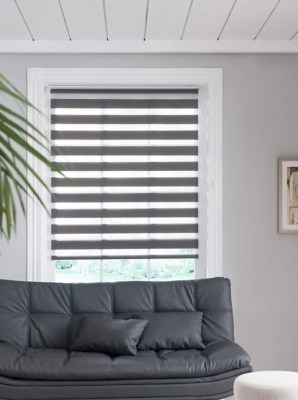 Homemaker Slate Grey Night & Day Roller Blind Home at ASDA