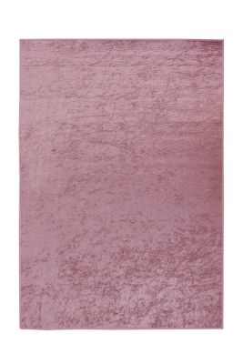 Blush Pink Crushed Velvet Rug Home at ASDA