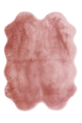 Homemaker Blush Faux Fur Rug Quad Home at ASDA