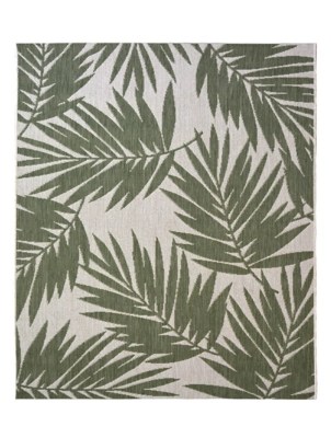 Homemaker Green Leaf Indoor & Outdoor Rug Home at ASDA