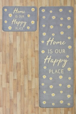 Homemaker Grey Daisy Runner & Mat Pack Home at ASDA