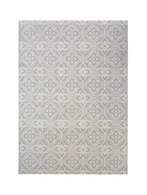 Homemaker Geo Tile Indoor & Outdoor Rug Grey Home at ASDA