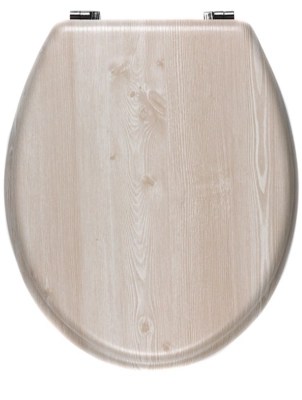 White Oak Beldray Toilet Seat Cover Home at ASDA