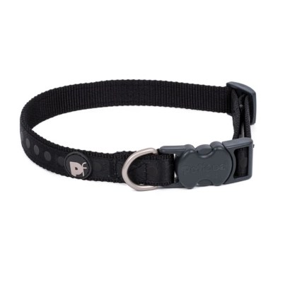Petface Black Tonal Dots Dog Collar Home at ASDA