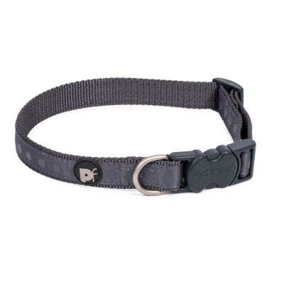 Petface Grey Dots Dog Collar Home at ASDA