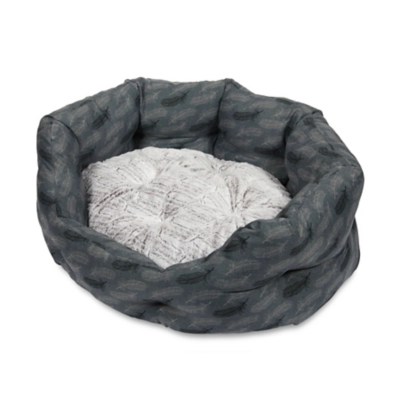 Petface Feather Oval Dog Bed Home at ASDA