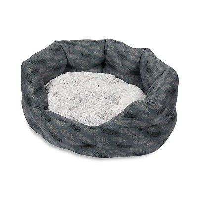 Petface Feather Oval Dog Bed Home at ASDA