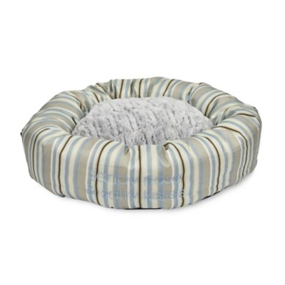 Petface Sandpiper Stripe Round Dog Bed Home at ASDA