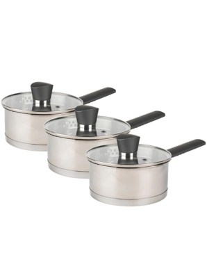 Russell Hobbs Excellence Collection Saucepan Set Home at ASDA