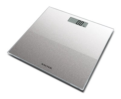 Salter Silver Electronic Glitter Platform Scales Home at ASDA