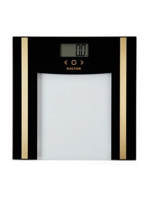 Salter Black and Gold Analyser Scale Home at ASDA