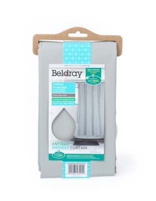 Beldray Antibac Shower Curtain Home at ASDA