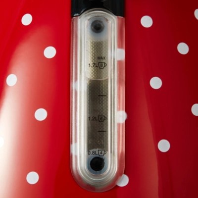 Home 1.7L Pyramid Kettle Red Polka Dot Home & Garden