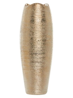 Home Gold Wavy Top Vase Home & Garden at ASDA