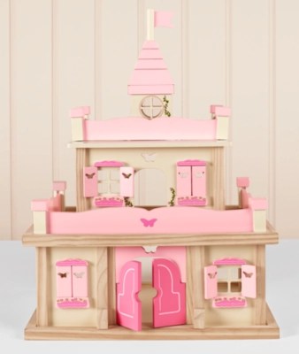 Home Wooden Princess Castle Kids at ASDA
