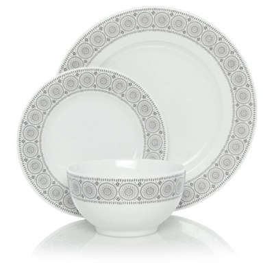 Home 12 Piece Kalahari Dinner Set Dining at ASDA