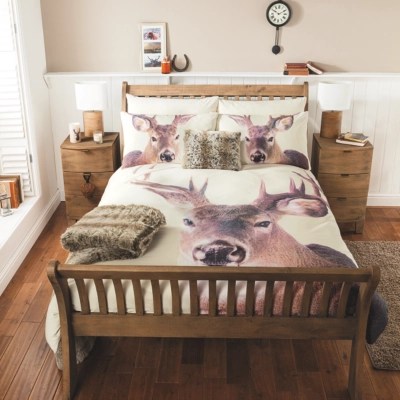 Home Photographic Stag Duvet Set Bedding at ASDA