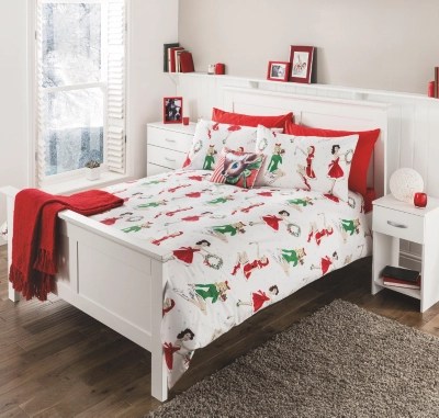 Home Christmas Pin Ups Duvet Set Bedding at ASDA