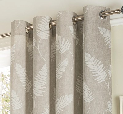 Home Natural Fern Curtains Curtains at ASDA