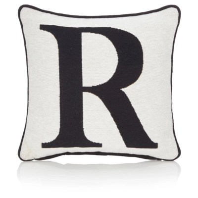 Home Letter R Cushion 30x30cm Cushions at ASDA