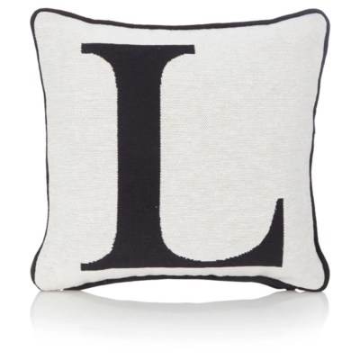 Home Letter L Cushion 30x30cm Cushions at ASDA