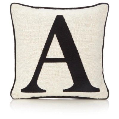Home Letter A Cushion 30x30cm Cushions at ASDA