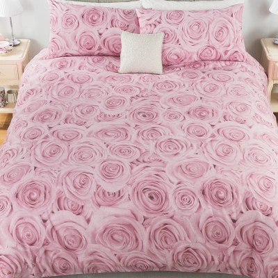 Home Photographic Rose Duvet Set Bedding at ASDA