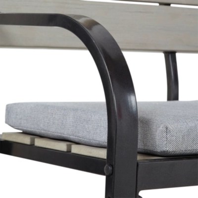 Haversham 2 Seat Classic Garden Bench Grey Garden Furniture