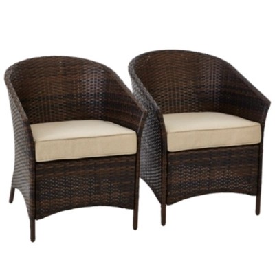 Jakarta 2 Classic Patio Tub Chairs Garden Furniture at ASDA