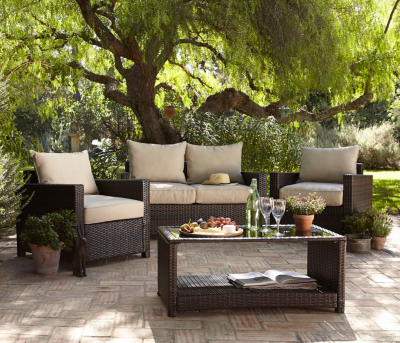 Jakarta 4 Piece Deluxe Sofa Set Home &amp; Garden at ASDA