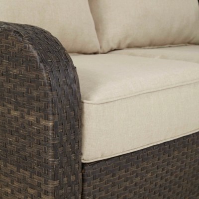 Borneo 4 Piece Classic Conversation Sofa Set Home & Garden