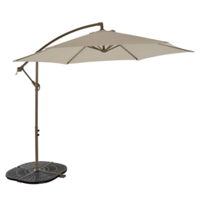Lean Over 3.0m Parasol Home & Garden at ASDA