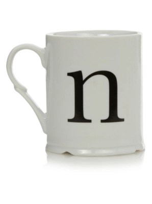 Home Letter N Mug Cups & Mugs at ASDA