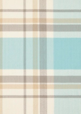 Home Duck Egg Blue Woven Check Curtains Home & Garden