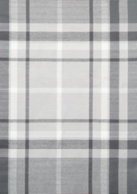 Grey Woven Check Curtains Curtains & Blinds at ASDA