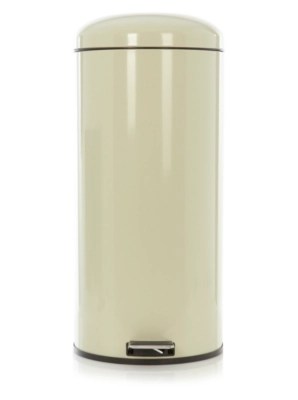 Home 30L Putty Dome Pedal Bin Bins at ASDA