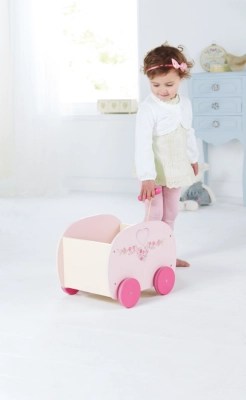 Home Wooden Pull Along Toy Box Kids at ASDA