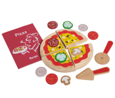 Home Wooden Pizza Set Kids at ASDA