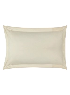Home Cream Oxford Cuff Pillowcases Pair Home & Garden at ASDA