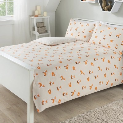 Home Fox Print Duvet Bedding at ASDA