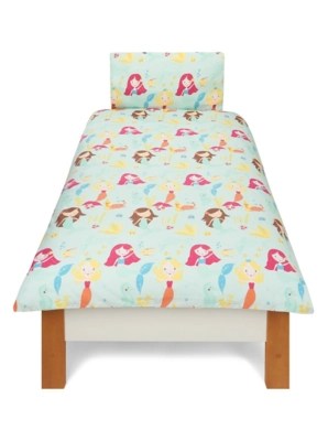 Home Mermaid Single Duvet Home & Garden at ASDA