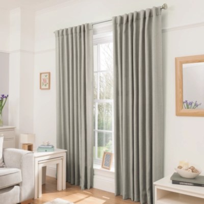 Home Natural Blackout Curtains Home at ASDA