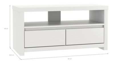 Home Leighton TV Unit White Home & Garden at ASDA