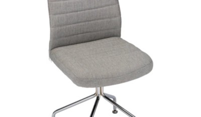 Home Fabric Office Chair Grey Home & Garden at ASDA